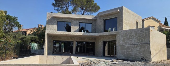 Construction villa neuve à Boulouris (Saint-Raphaël) par ARS Habitat